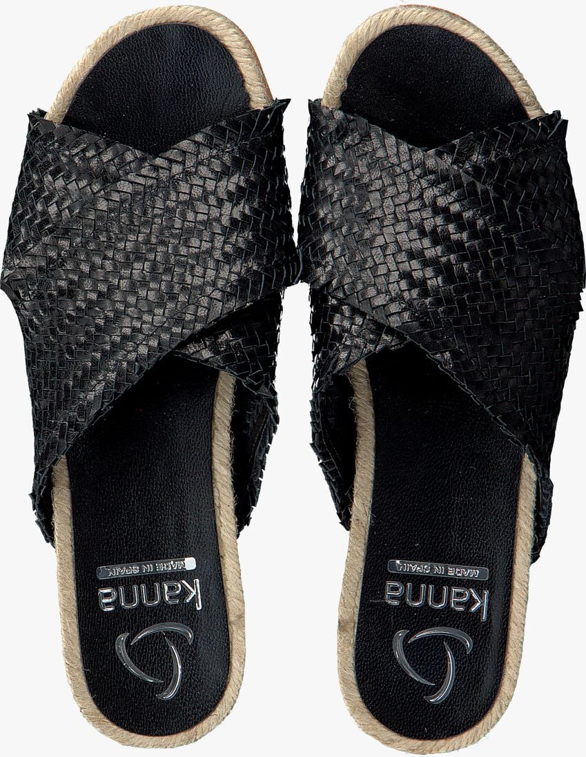 KANNA zwarte kanna slippers 20191
