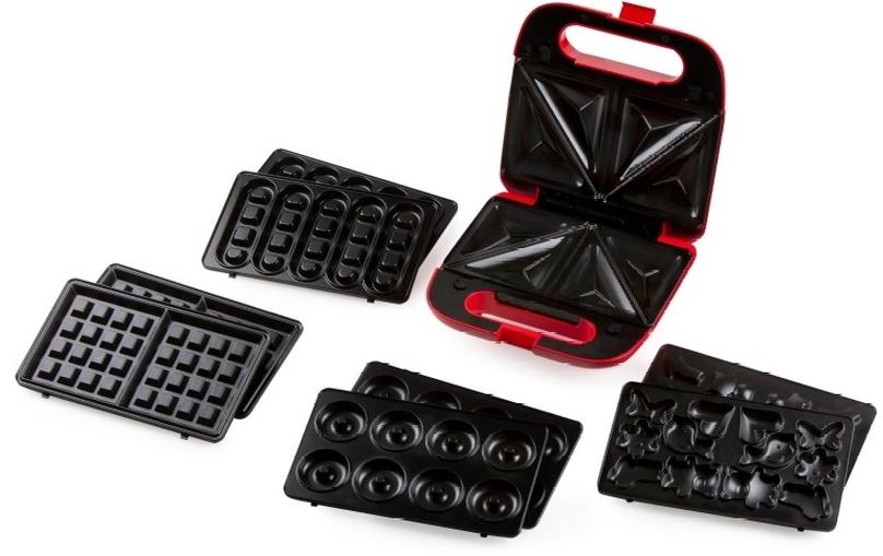 Sandwich-Toaster DO9242W 750 WToaster mit auswechselbaren Backplatten