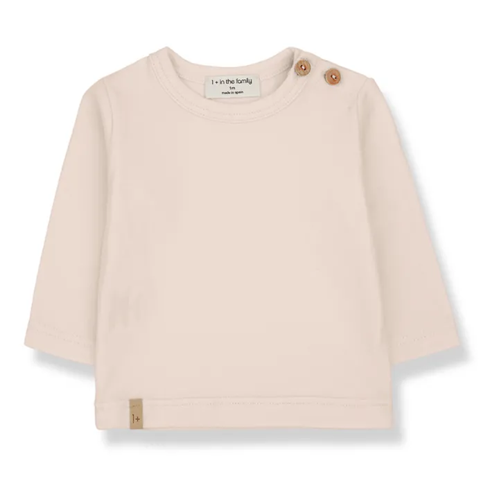 1+ in the family T-Shirt Coton Bio Noelle | Beige rosé