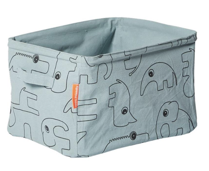 CH-CORBEILLE REVERSIBLE SOFT STORAGE BLUE