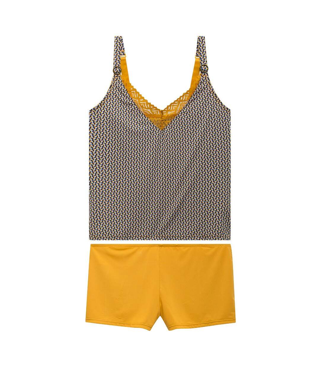 Top short jaune Tartelette