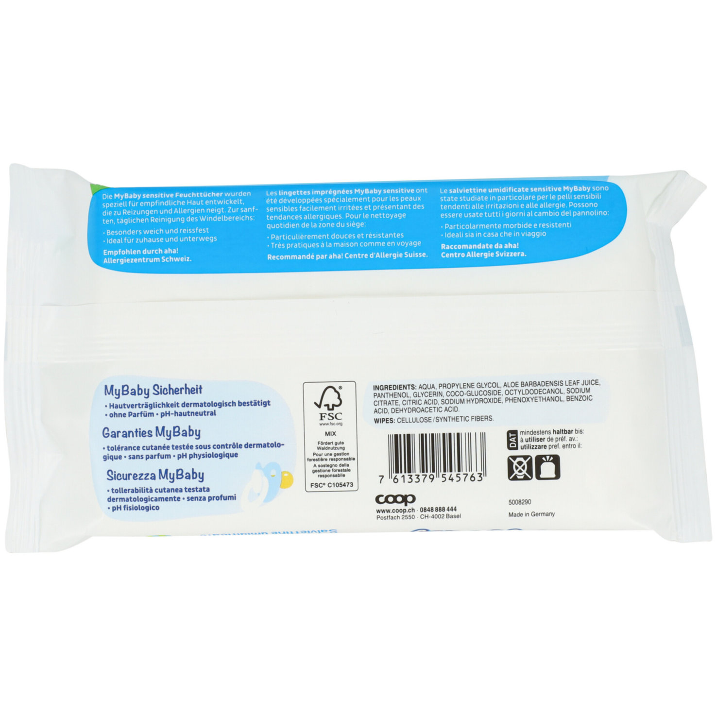 My Baby Sensitive Feuchttücher Travel-Pack