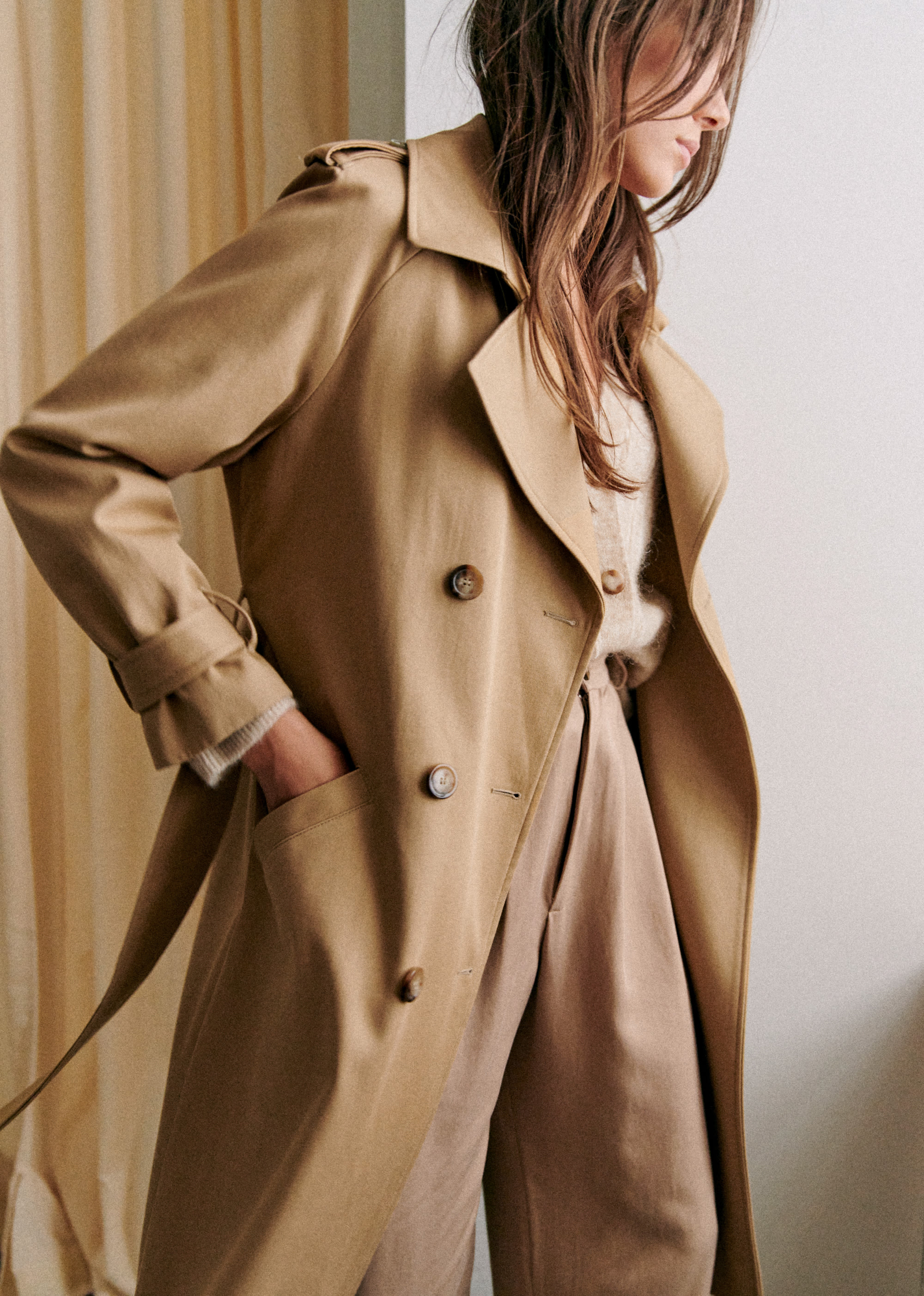 Trench Scott - Camel - E-SHOP/VESTES 5905726