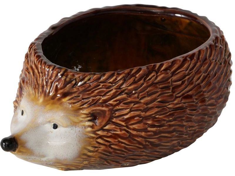 Boltze Dekoschale Igel Hegi Keramik, 20.5 x 14 cm Dekorative Schüssel