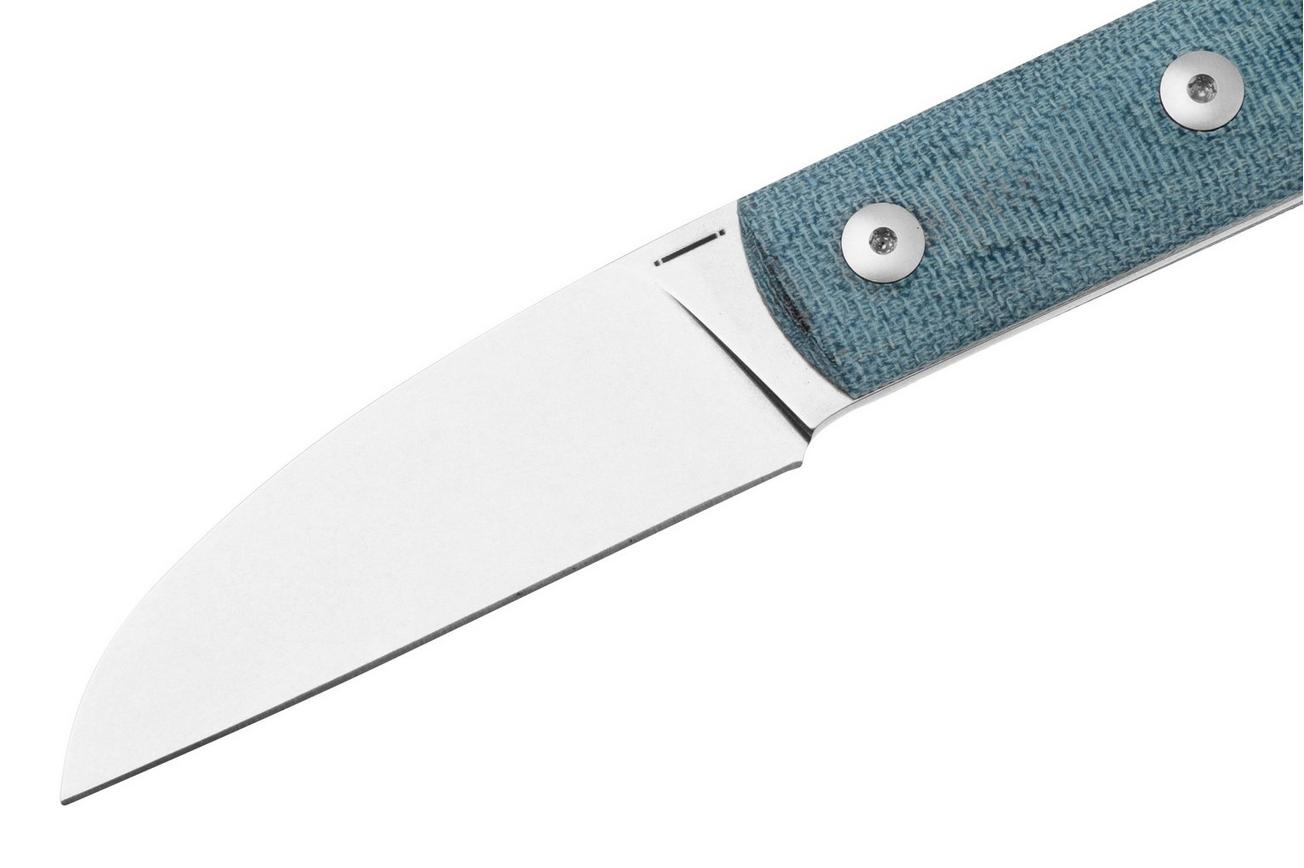StraightLine Ally AL-DC Denim Canvas Micarta, vaststaand mes