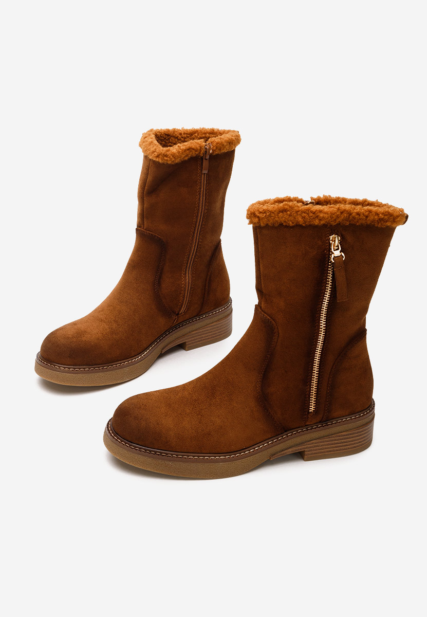Bottes courtes femme chameau Midna V3