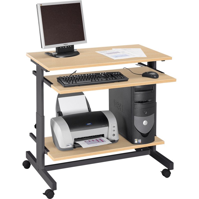 Poste informatique Confort L90 réglable en hauteur