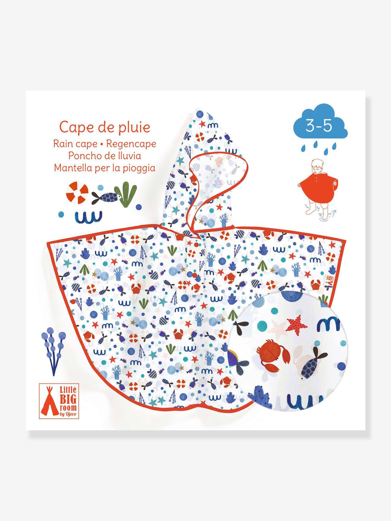 Capa de chuva 3/5 anos
