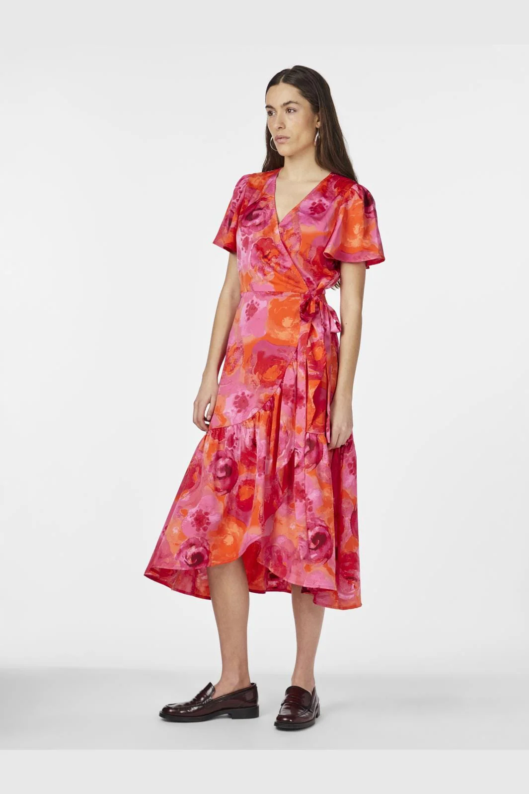 Y.A.S Yasophelia Ss Midi Dress Wg