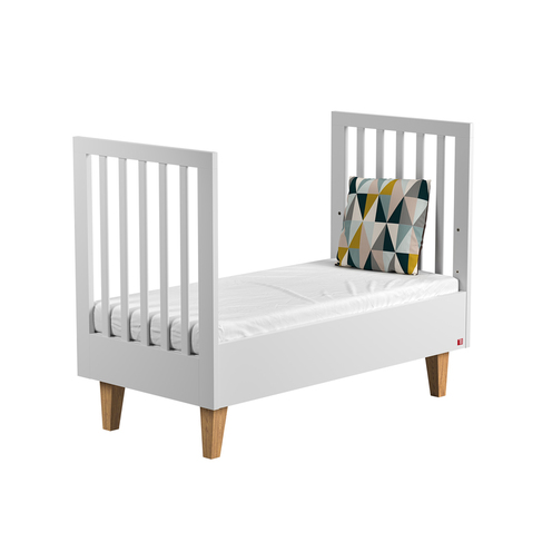 Lit bébé évolutif 70x140 LOUNGE Blanc - VOX
