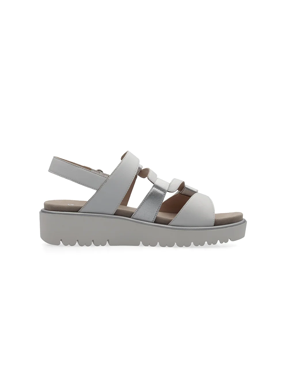 Sandale Bilbao silber nebbia