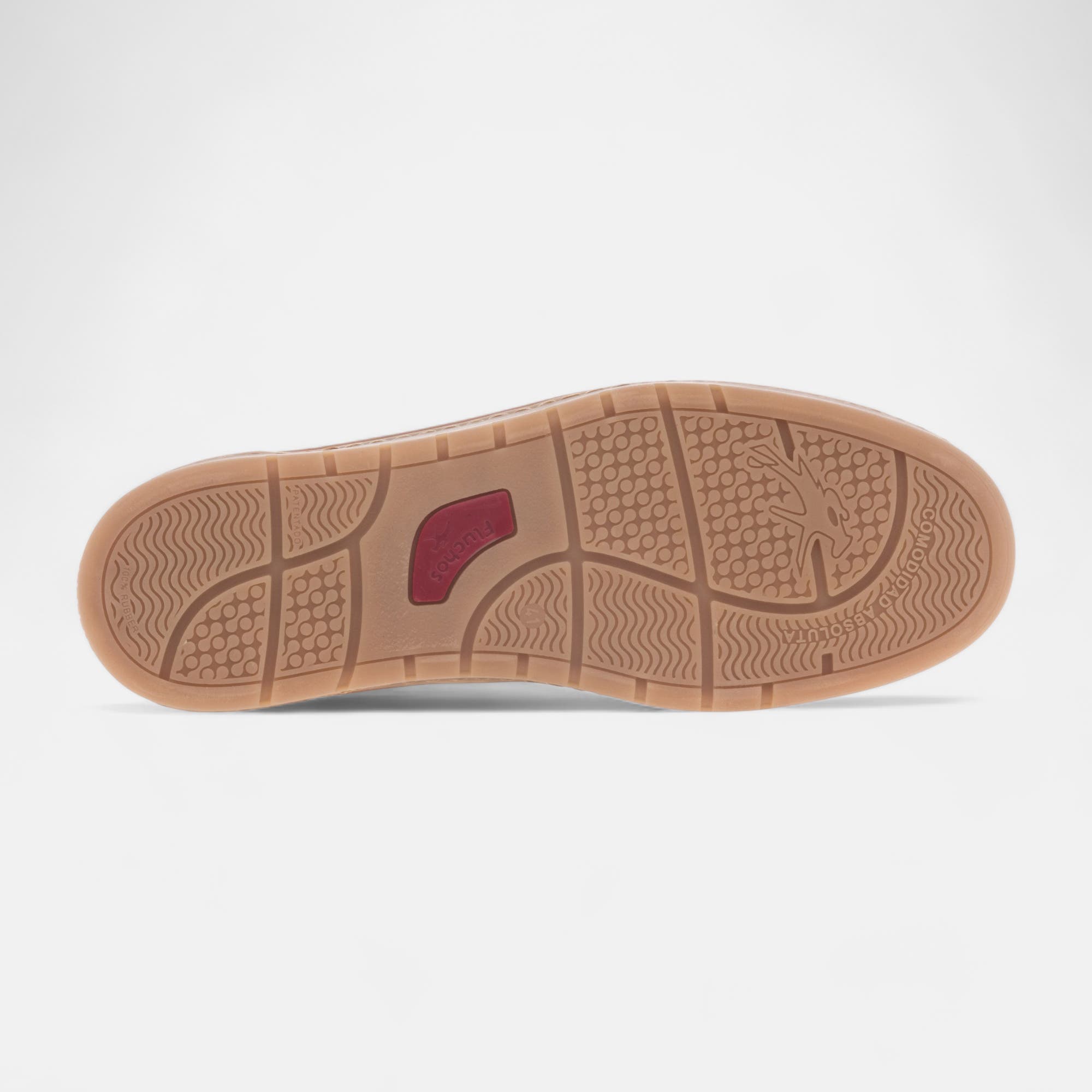 Mocassins pieds sensibles Homme en cuir cognac