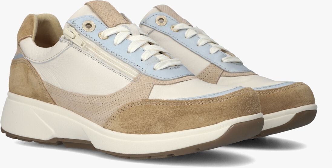 beige xsensible lage sneakers pristina