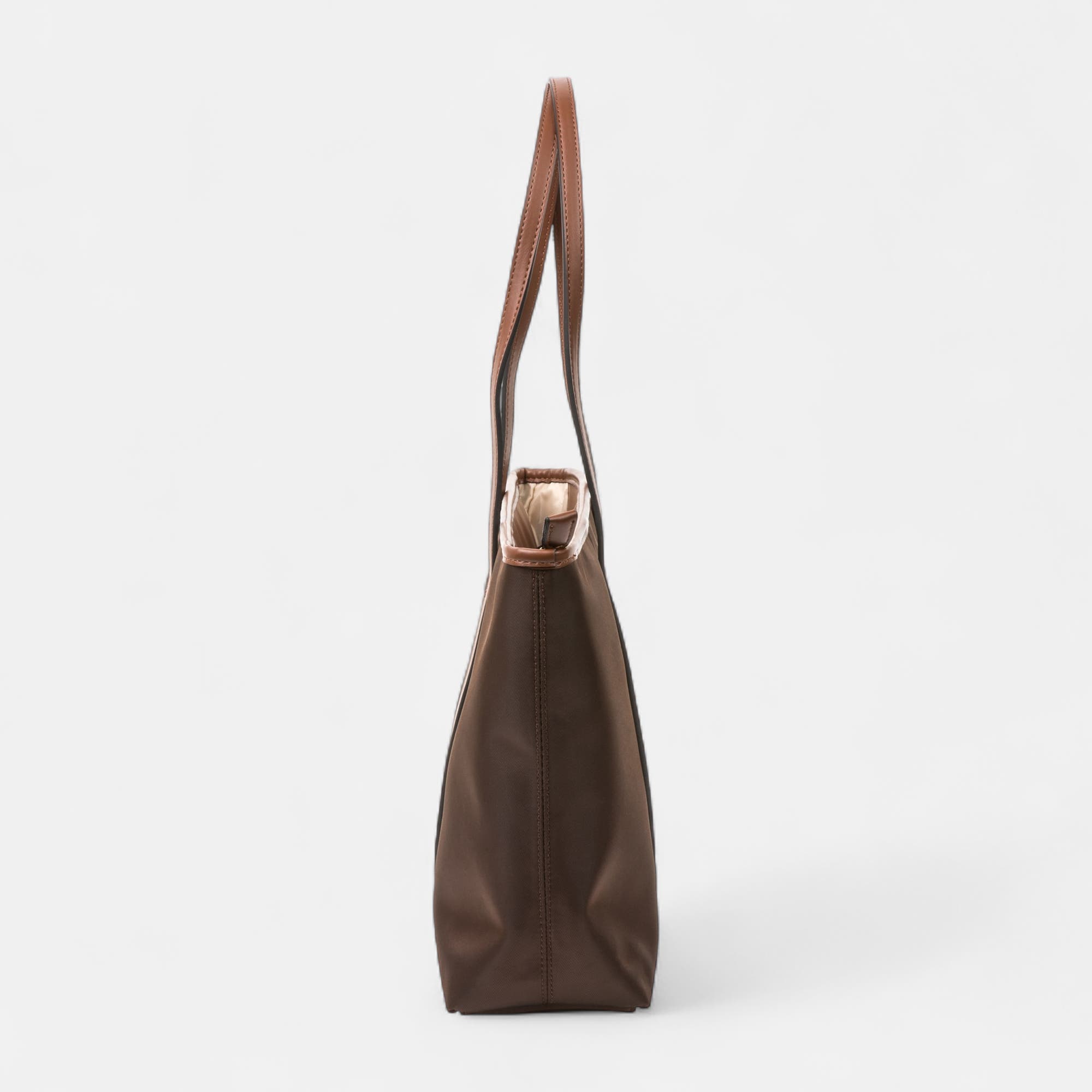 Sac de shopping marron