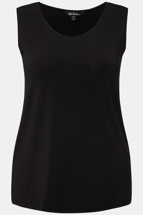 Top, Rundhalsausschnitt, Elasthan, bis Gr. 66/68