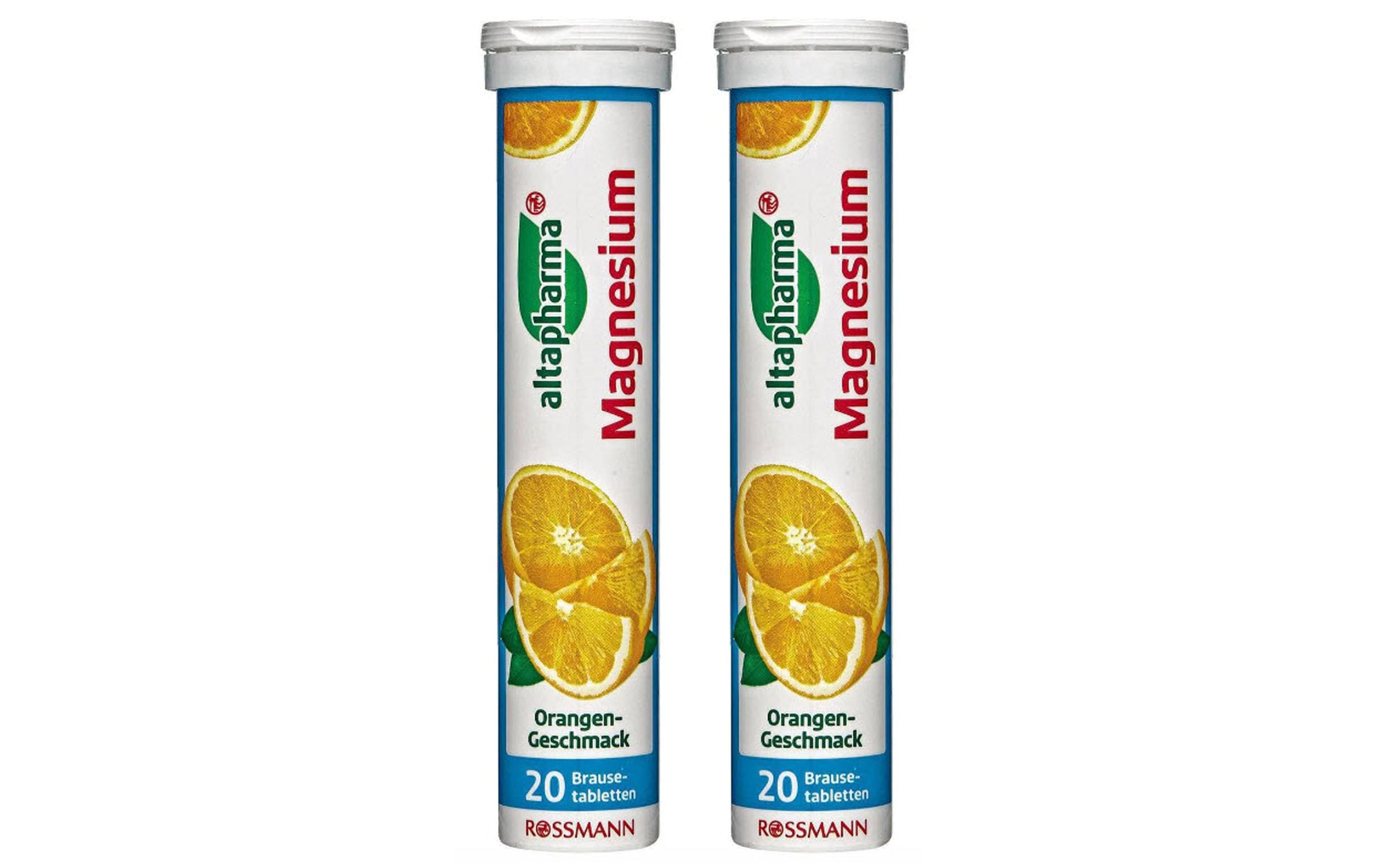 Magnesium Duo 2 x 20 BrausetablettenVeganes Nahrungsergänzungsmittel mit Magnesium