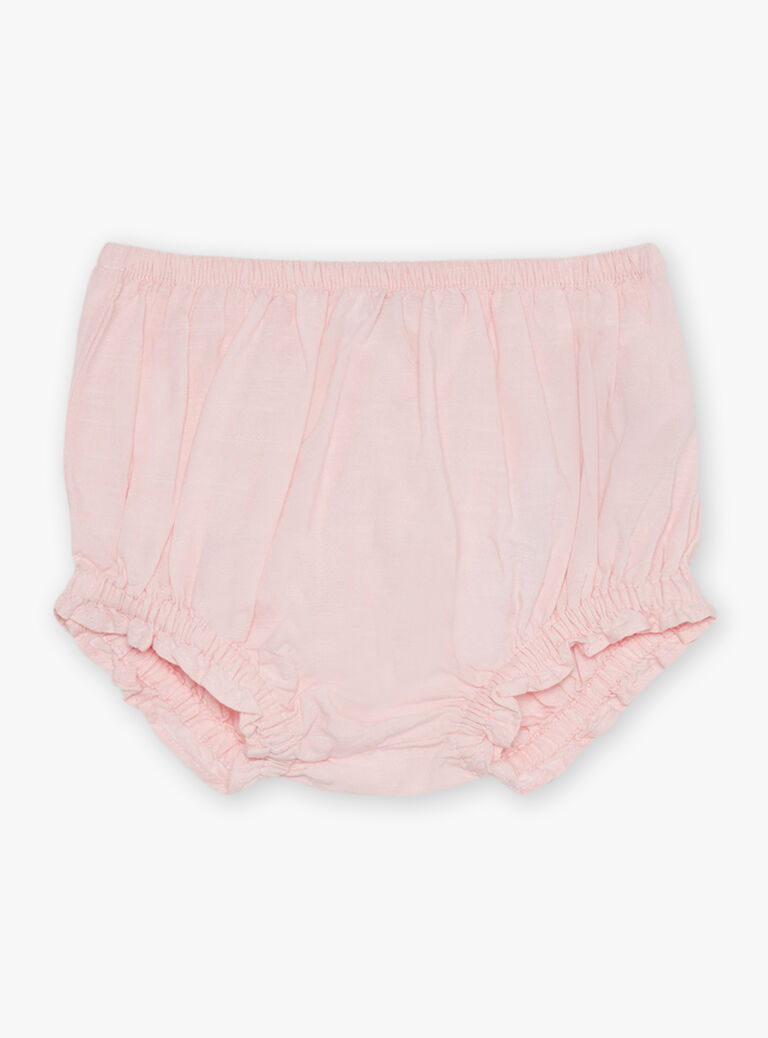 Robe rose en popeline