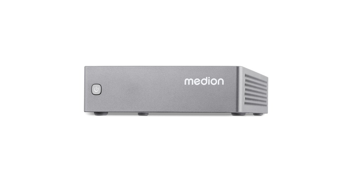 MedionMini S06 MD35370 pc-systeem  (Zilver | Core i5-1335U | Iris Xe Graphics | 16 GB | 512 GB SSD)