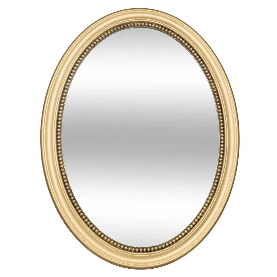 Atmosphera Wandspiegel - ovaal - 53x40 cm - mdf /glas - goud