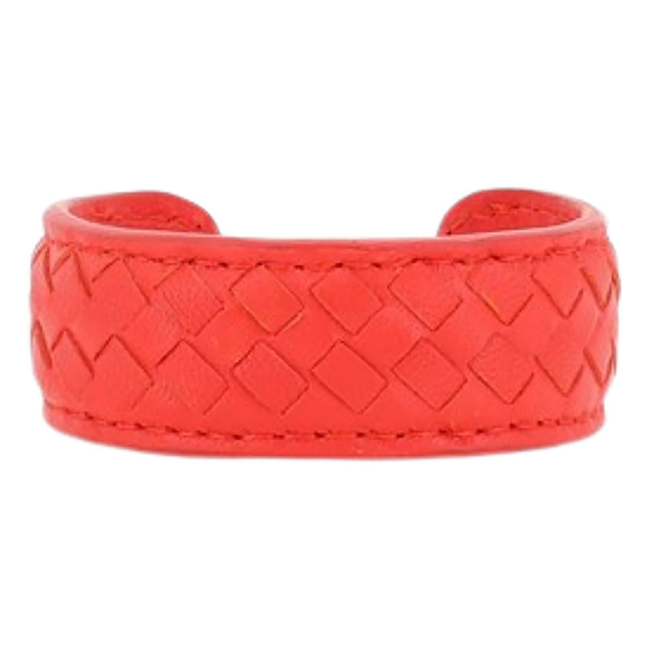 Bottega Veneta Bracelet en Cuir rouge - Neuf avec étiquette