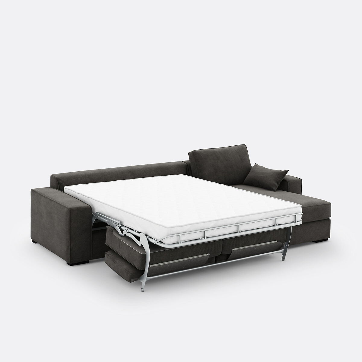 LA REDOUTE INTERIEURS<br>Sofá-cama de canto, poliéster, espuma Cécilia