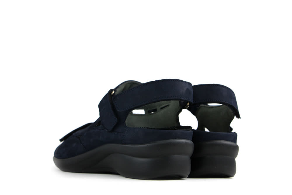 Durea Sandaal Donkerblauw H-leest
