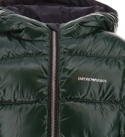 Emporio Armani Dunjakke - Vedbar - Navy/ Grøn