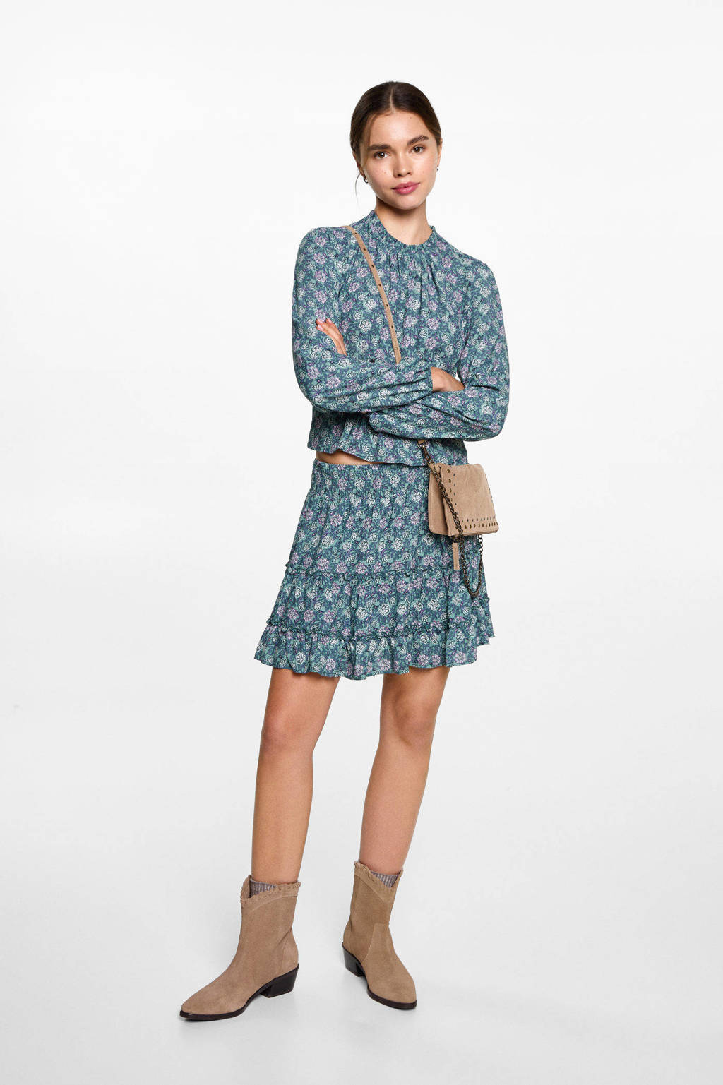 MANGO TEEN blousetop groen