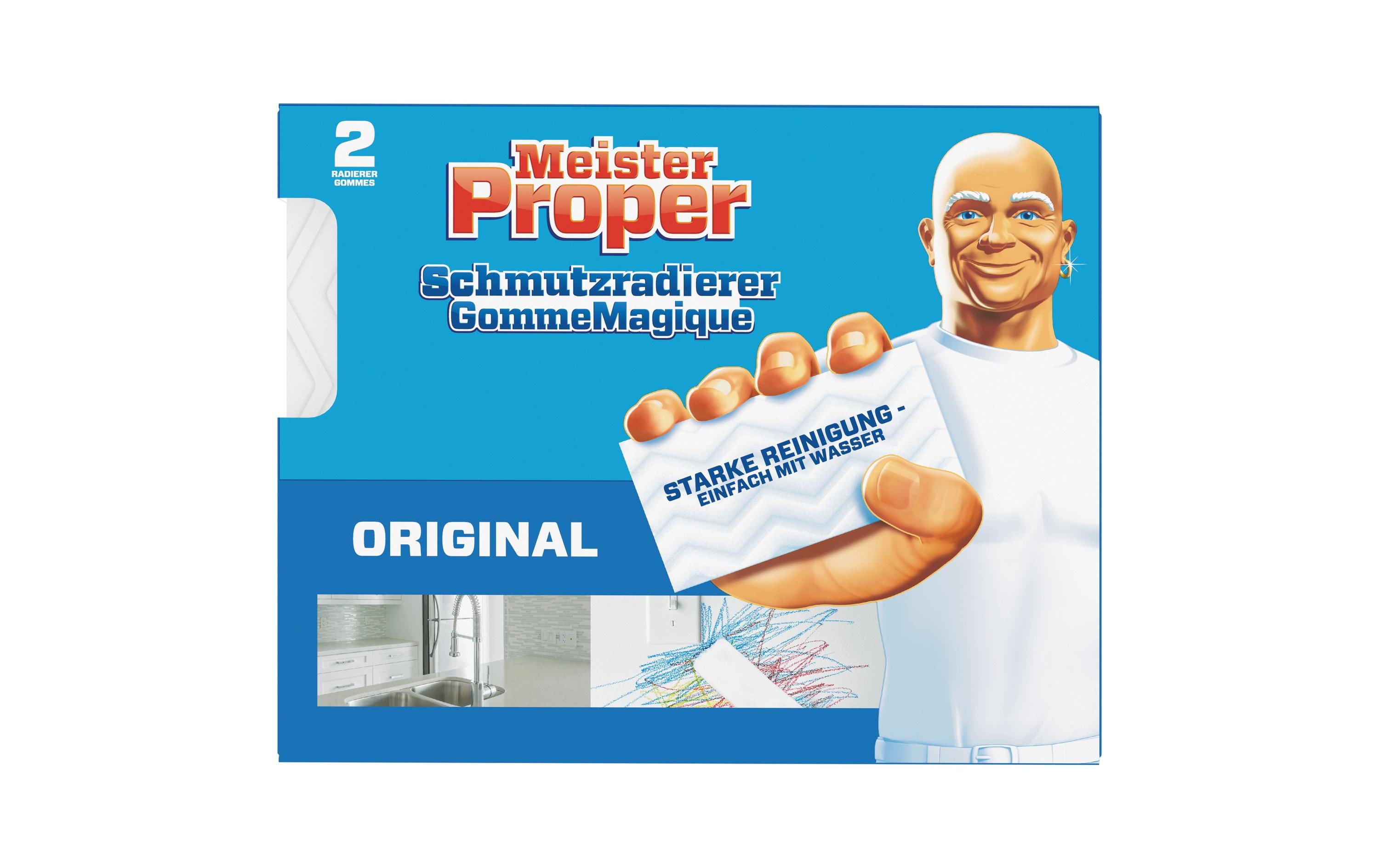 Express Schmutzradierer 2 StückRadierschwamm für strahlende Oberflächen