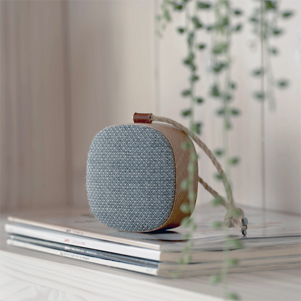SACKit - Go Wood Transportabel Bluetooth Højtaler - Natur Eg