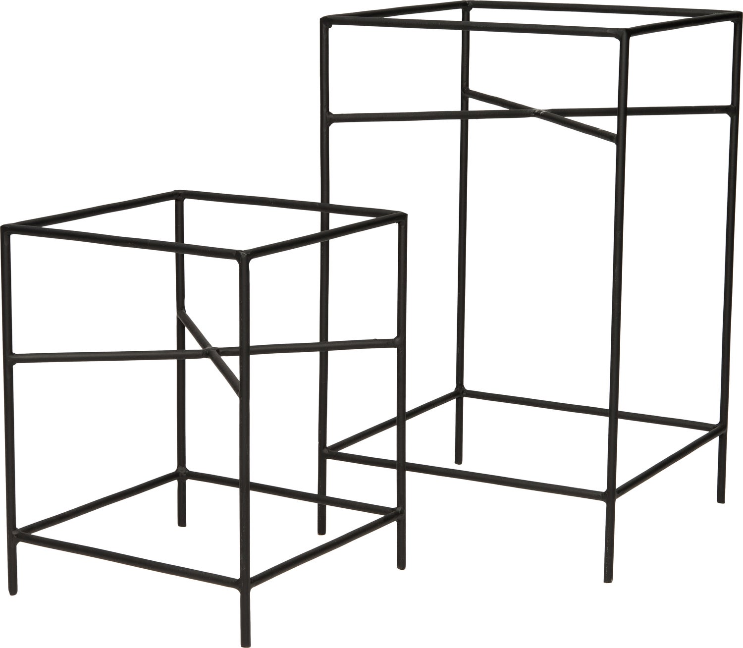 Intratuin plantenstandaard zwart 36 x 36 x 60 cm