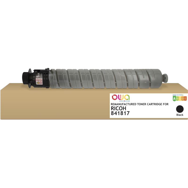 Toner remanufacturé OWA - standard - Noir - pour RICOH 841817, RICOH 841817