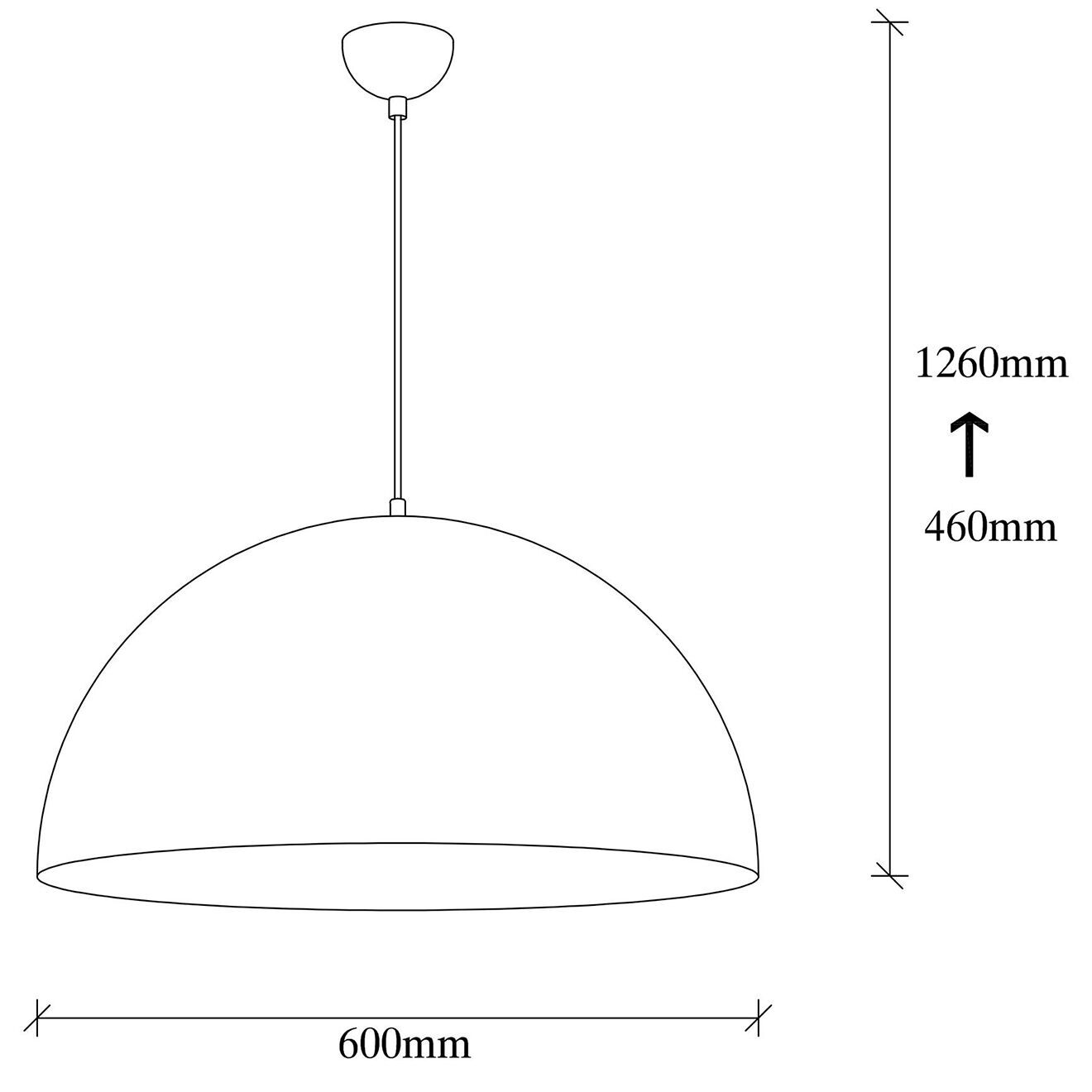 Opviq Suspension Berceste  blanche - 60x60x126 cm
