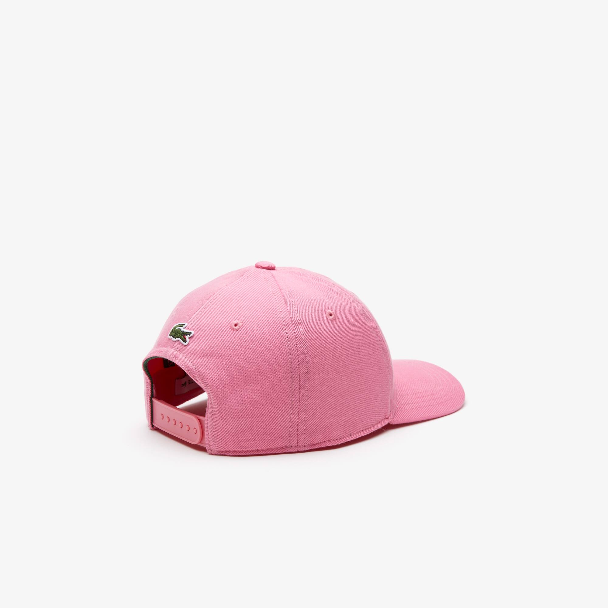 Casquette enfant ajustable Lacoste avec œillets contrastés Casquettes & Bonnets - Rose - Lacoste - Enfant