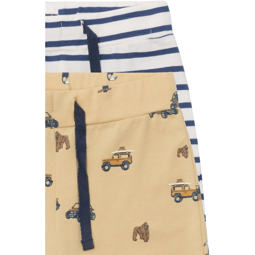 Køb Hust & Claire Pale Khaki Hau Shorts 2-pak