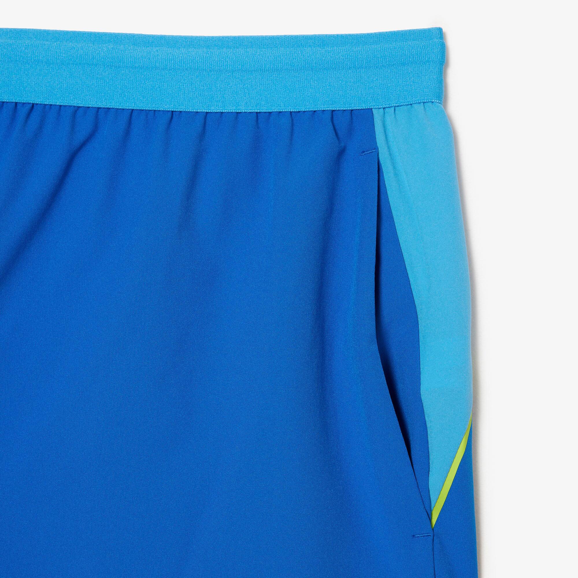 Colour-Block-Shorts LACOSTE SPORT x Novak Djokovic Bermudas - Blau - Lacoste - Herren