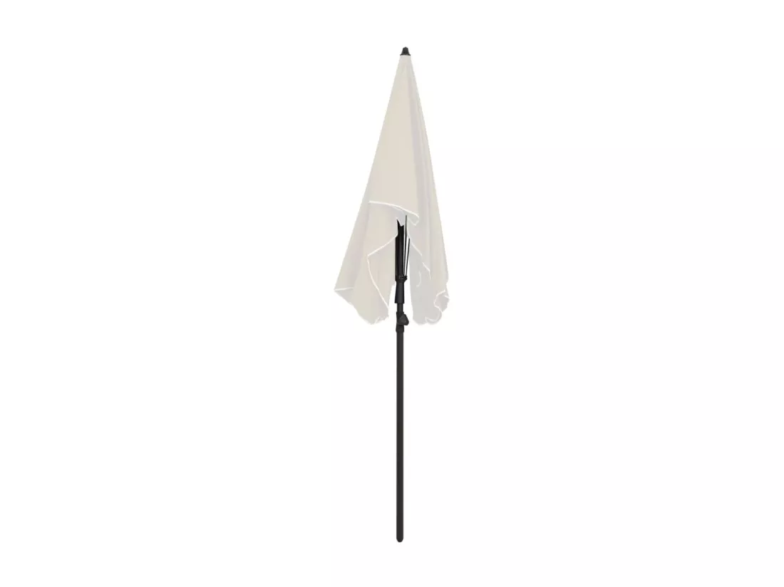 Parasol de jardin avec mât 200x130 cm Sable