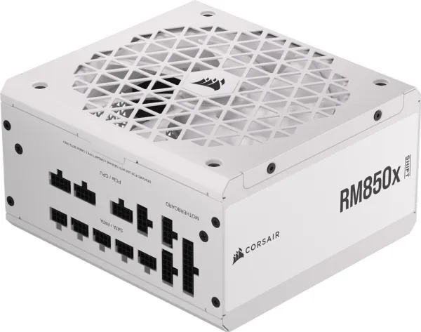 CORSAIR RMx Series RM850X SHIFT - Strømforsyning (intern) - ATX12V 3.0/ EPS12V 2.92 - 80 PLUS Gold - AC 100-240 V - 850 Watt - hvid