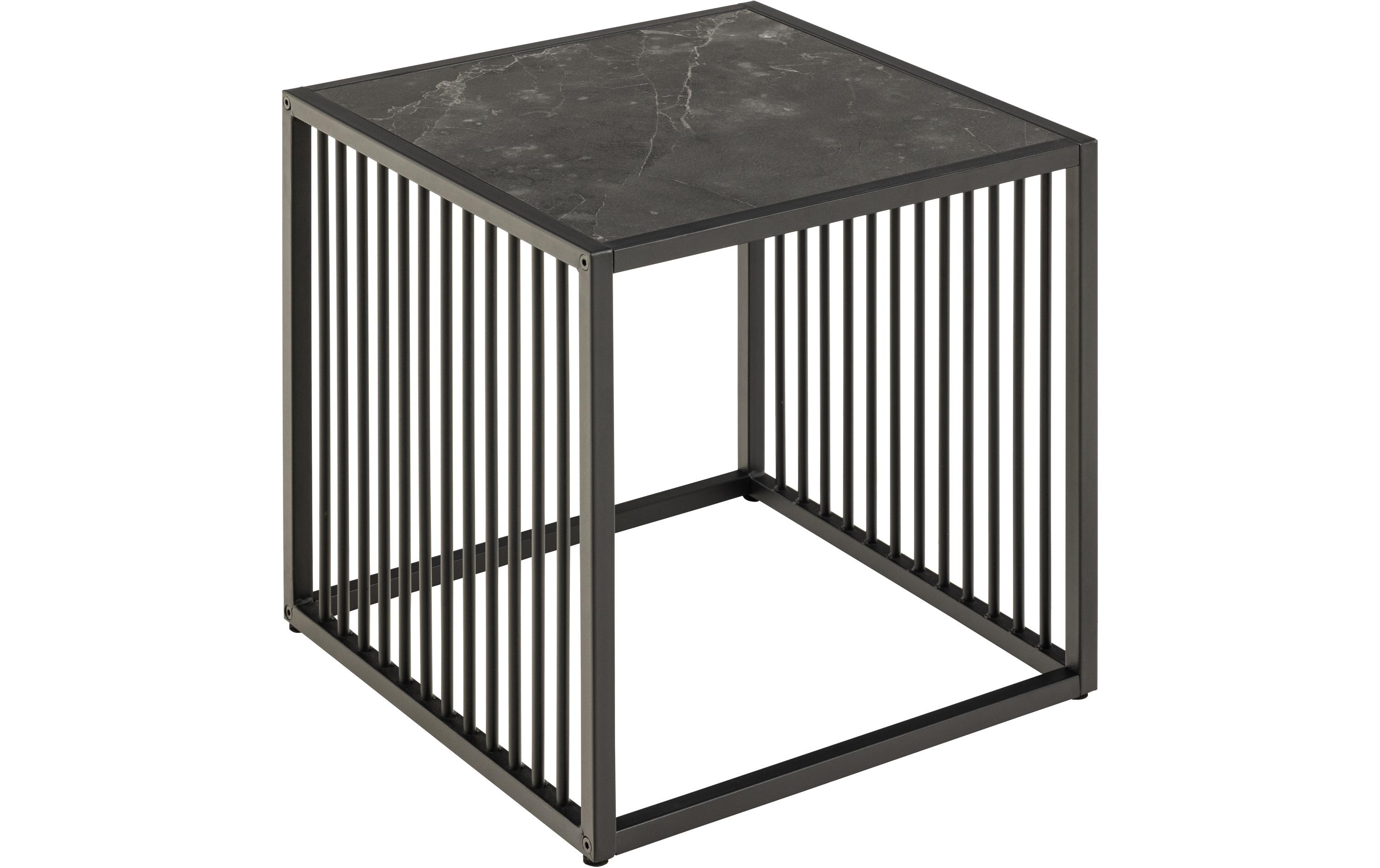 Beistelltisch Strington 40 x 40 x 42 cm, SchwarzSofatisch