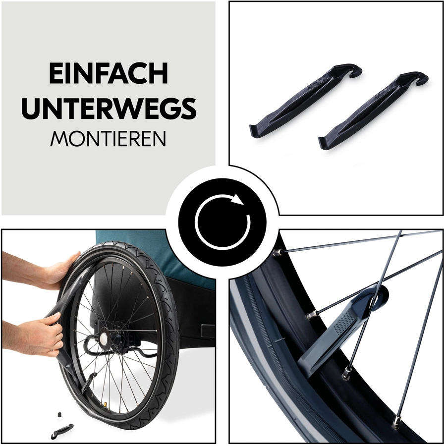 hauck Reifenreparatur-Set Bike Trailer für Fahrradanhänger