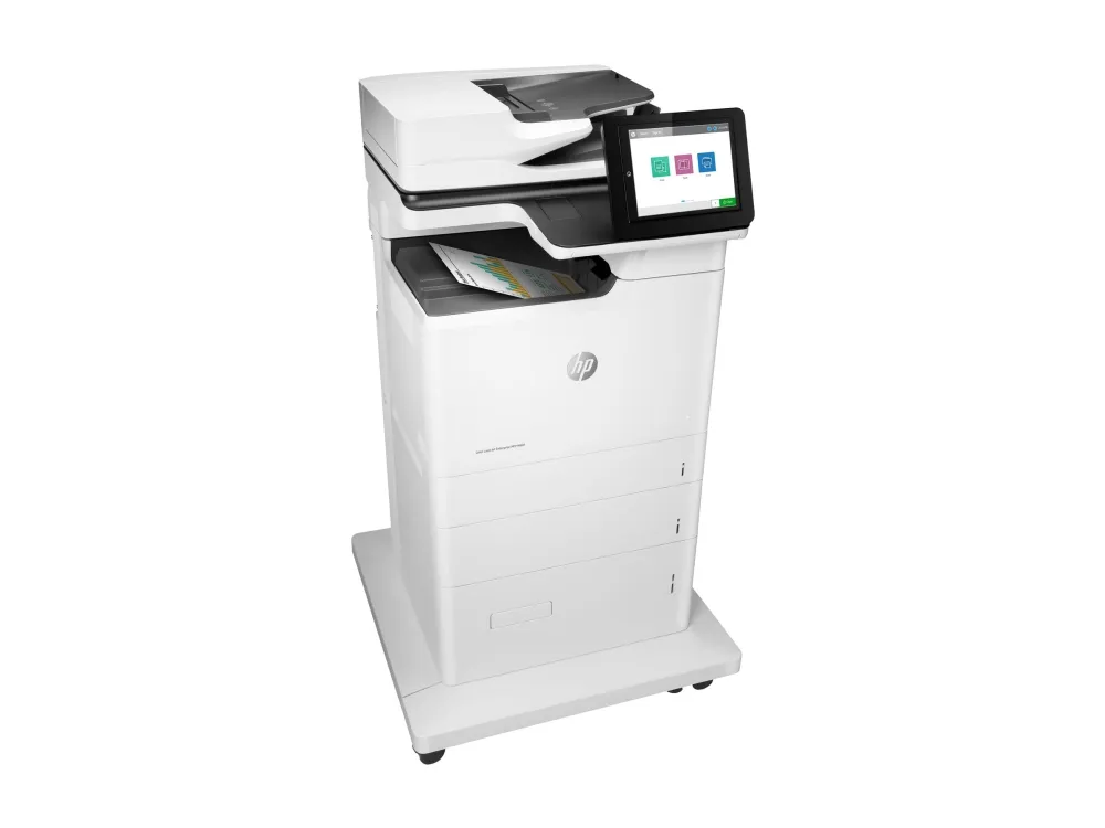 HP Color LaserJet Enterprise MFP M681dh - Multifunktionsprinter - farve - laser - 215.9 x 863.6 mm (original) - A4/Legal (medie) - op til 47 spm (kopiering) - op til 47 spm (udskriver) - 650 ark - USB 2.0, Gigabit LAN, USB 2.0 vært