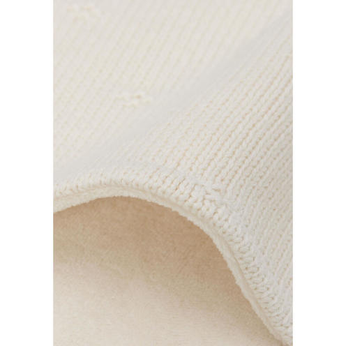 Couverture berceau velvet Cosy knit - Ivory - JOLLEIN