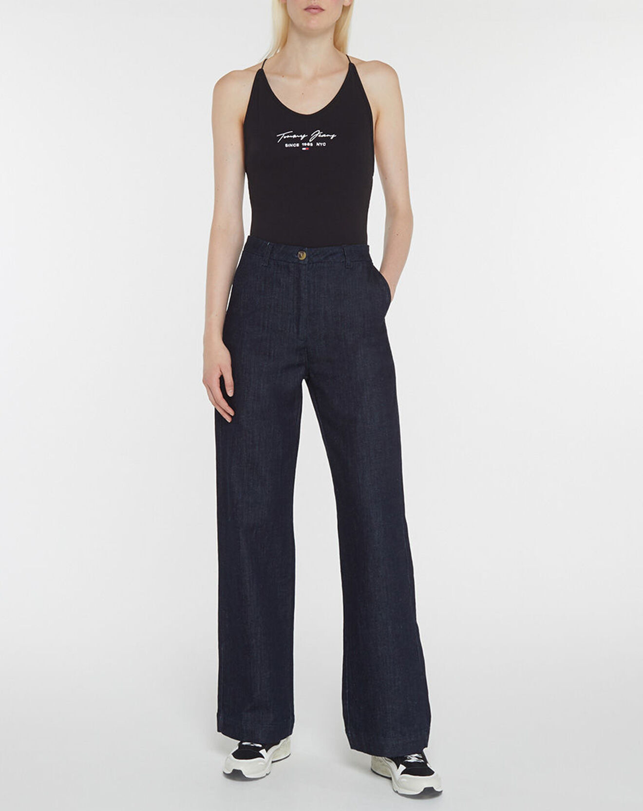 Tommy Jeans Body 100% Coton Bio Tommy Script noir