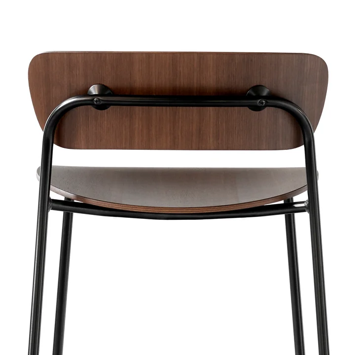 &Tradition - Pavilion Barhocker AV9, H 95 cm, schwarz / Eiche schwarz lackiert