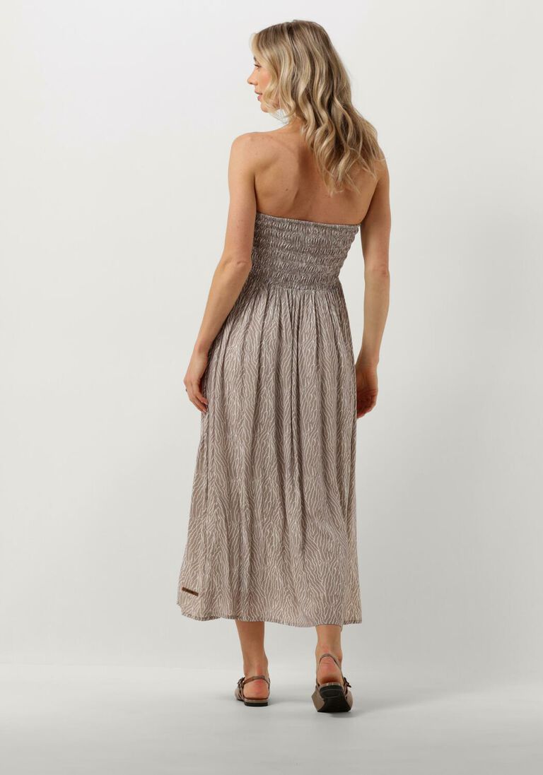 MOSCOW taupe moscow maxi jurk 72a-06-stroly