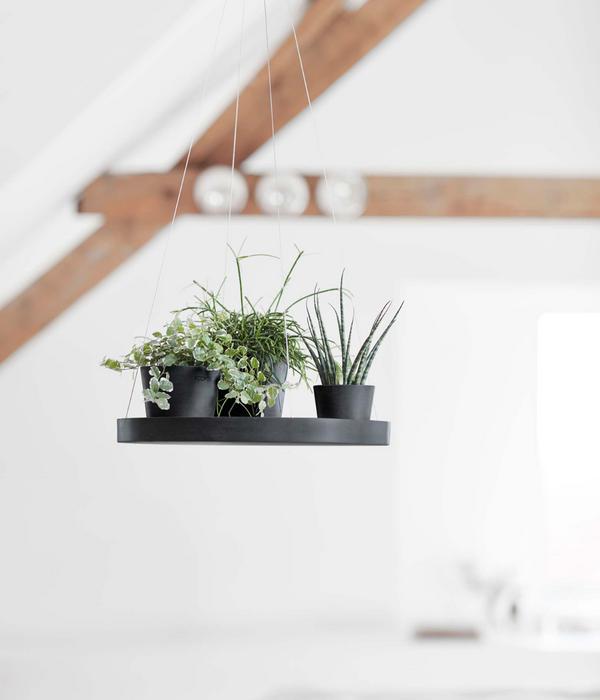 Ecopots Kunststoff-Untersetzer hängend, rund,
