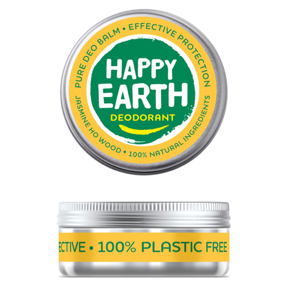 Happy Earth 100% Natuurlijke Deodorant Balm Jasmine Ho Wood45 gr