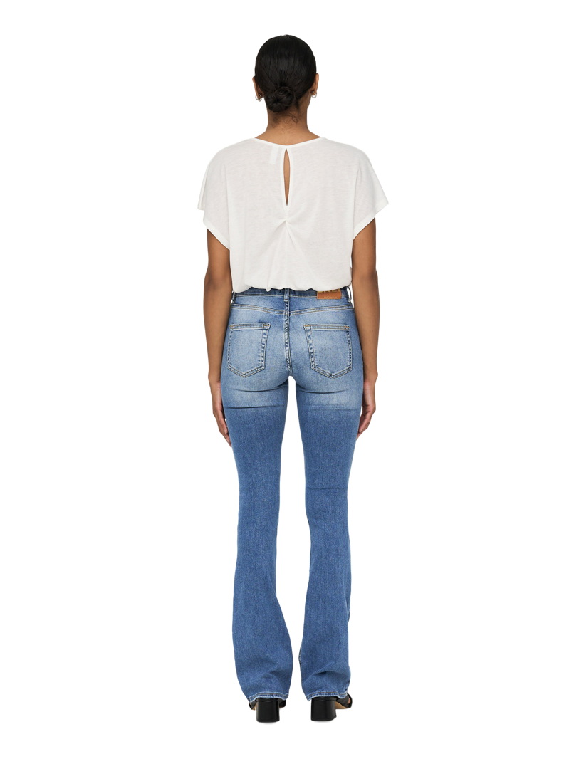 Blush Flared Jeans
