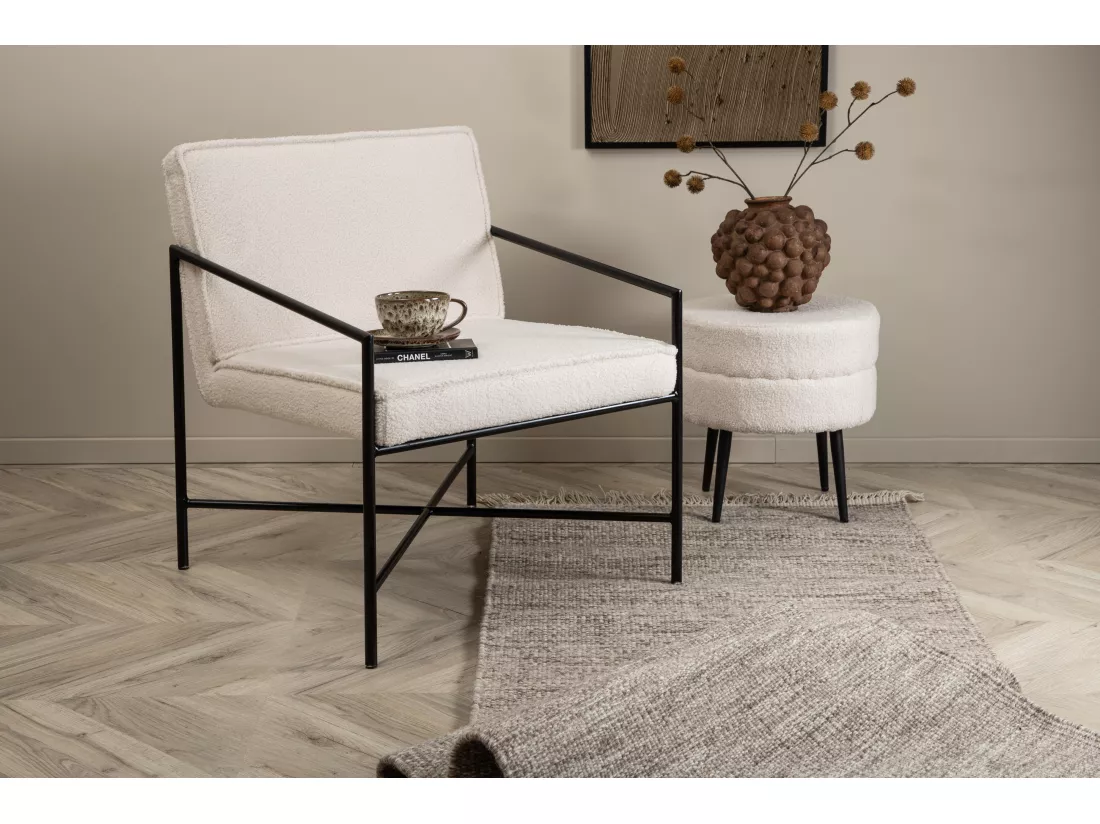 Fauteuil RAKEL AC 1NOS 66x65x78 Blanc
