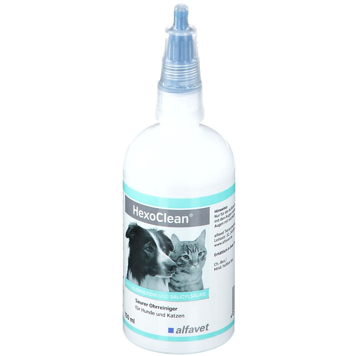 HexoClean® Ohrreiniger für Hunde und Katzen